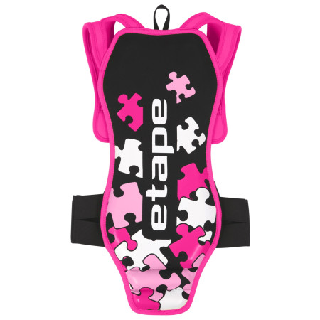 Protezione della spina dorsale per bambini Etape Junior Pro nero/rosa Black/Pink