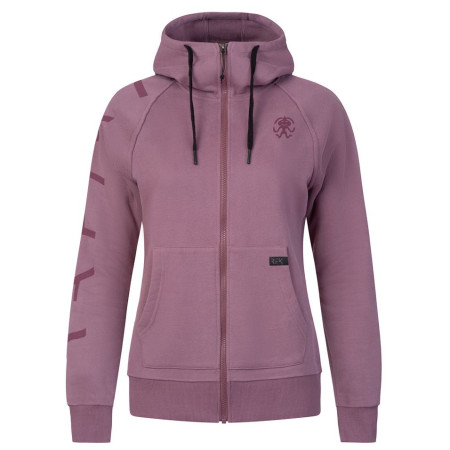 Felpa da donna Rafiki Nuria Zip viola grape shake