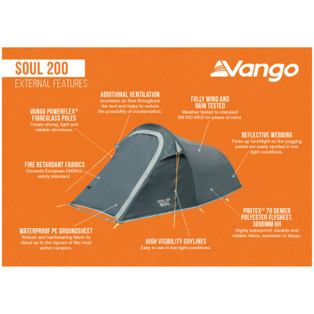 Tenda da trekking Vango Soul 200