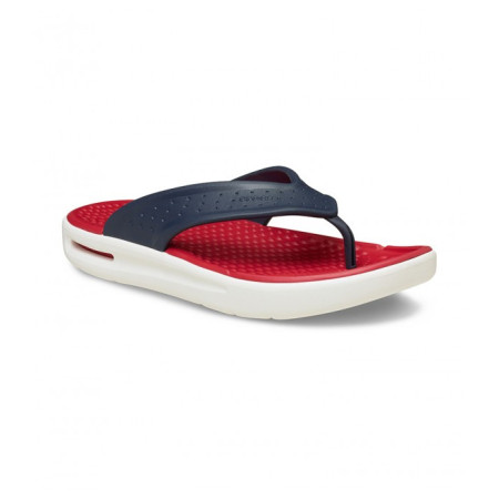 Infradito da uomo Crocs InMotion Flip blu/rosso Navy