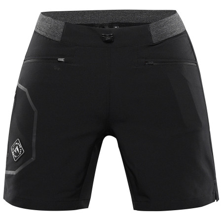 Pantaloncini da donna Alpine Pro Zamba nero/bianco black