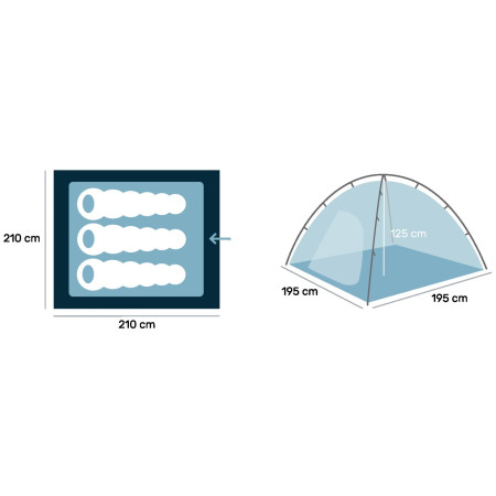 Tenda Zulu Easy Tent 3