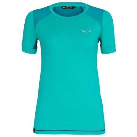 Maglietta da donna Salewa Pedroc Hybrid Dry W S/S Tee verde LagoonGreenMelange