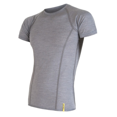 Maglietta funzionale da uomo Sensor Merino Active kr. r. (2020) grigio LightGrey