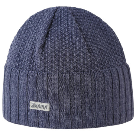 Cappello in merino lavorato a maglia Kama A 199 blu scuro navy