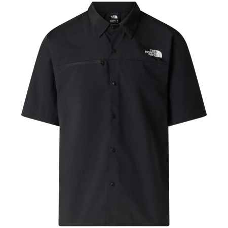 Camicia da uomo The North Face Packable Short Sleeve Shirt nero TNF BLACK