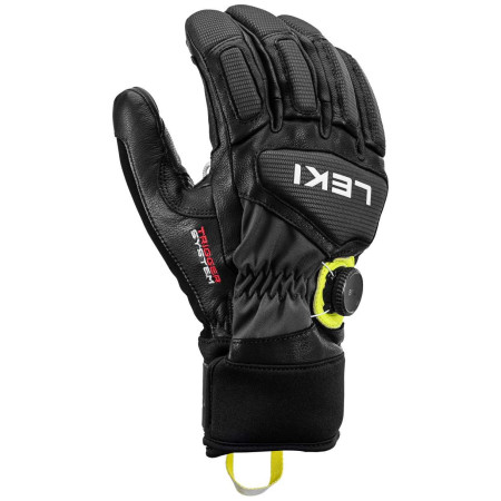 Guanti da sci Leki Griffin Tune 3D Boa nero black-graphite-ice lemon
