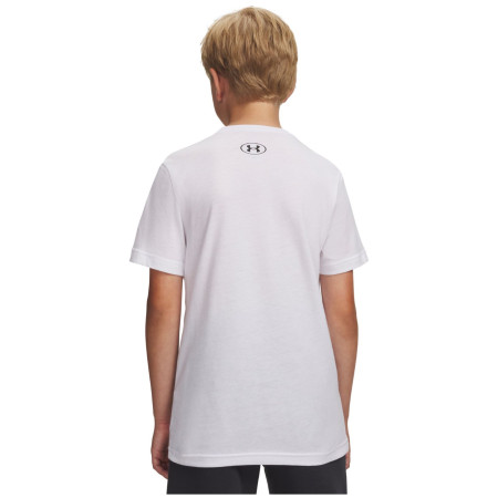 Maglietta sportiva per bambini Under Armour UA B Patch Pack Wm SS White