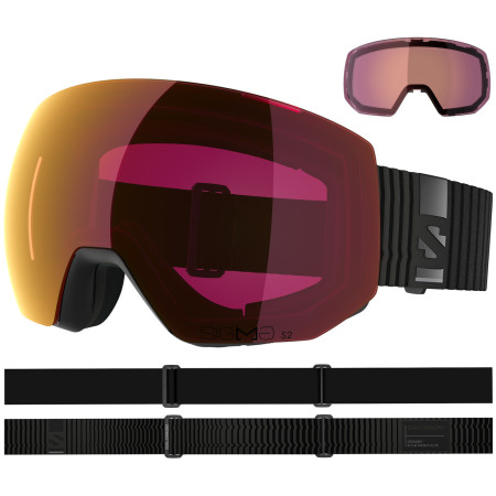 Occhiali da sci Salomon Radium Pro Sigma (And Extra Lens) nero Black