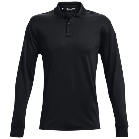 Maglietta da uomo Under Armour Tac Performance Polo LS 2.0 nero Black / / Black