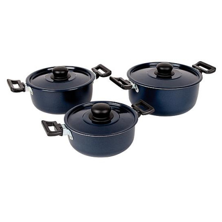 Set di stoviglie Bo-Camp Rondo 3 nero Black