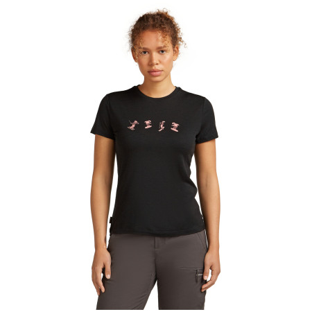 Maglietta da donna Icebreaker Women Merino 150 Tech Lite SS Tee Snow Day