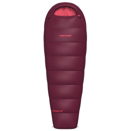 Sacco a pelo da donna Hannah Bivak W 240 rosa/viola rhododendron/poppy red II
