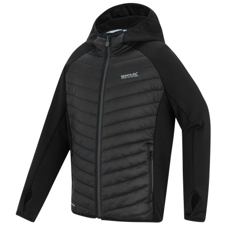 Giacca da bambino Regatta Junior Andreson Hybrid Black/Sealgr