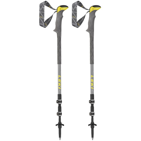 Bastoncini da trekking Leki Sherpa Lite XTG grigio/giallo LightgreyYellowWhite