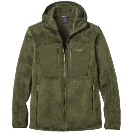 Felpa da uomo Rab Granitic Hoody verde