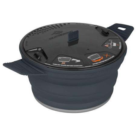 Pentola pieghevole Sea to Summit X-Pot 2.8 nero Charcoal