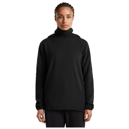 Felpa da donna Icebreaker Wom Mer 400 RealFleece Grid Pulover Hood