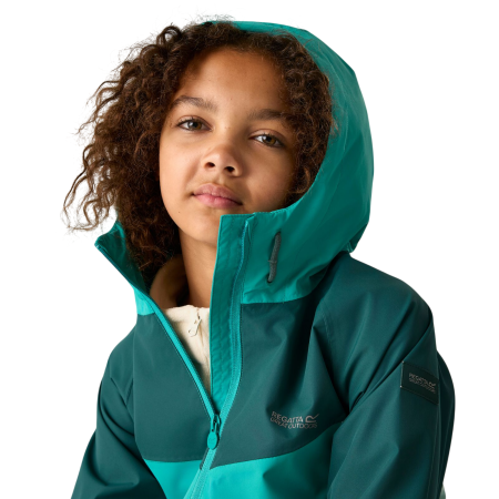 Giacca da bambino Regatta Hanleigh Turquoise/Mediterranea