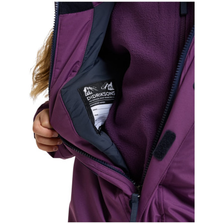 Tuta per bambini Didriksons Talvi Kids Cover 2 Northen Purple