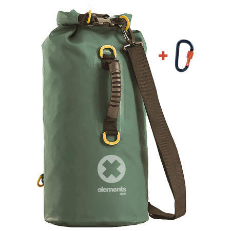 Borsa impermeabile Elements Gear Expedition 2.0 - 5L (1 popruh) verde forest green