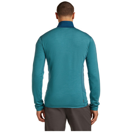 Felpa funzionale da uomo Icebreaker Men Merino Blend 300 RealFleece™ Descender LS Zip