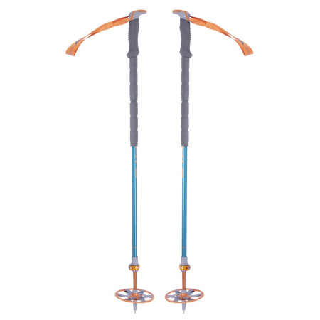 Bastoncini da trekking Pinguin Tour Long FL Foam blu/arancio