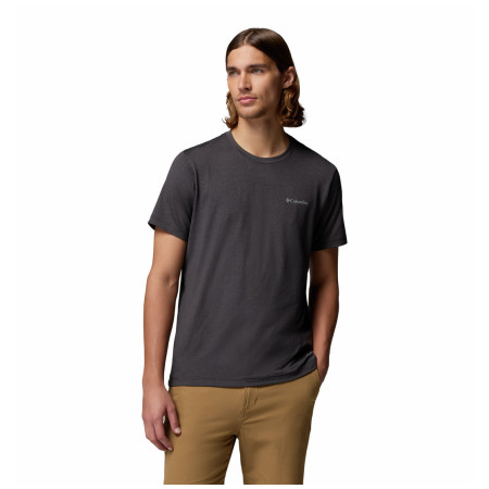 Maglietta da uomo Columbia Parsons Point™ SS Back Graphic Tee nero Black Heather, Splatter Gem