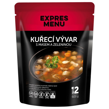 Zuppa Expres menu Brodo di pollo con verdure (2 porzioni)