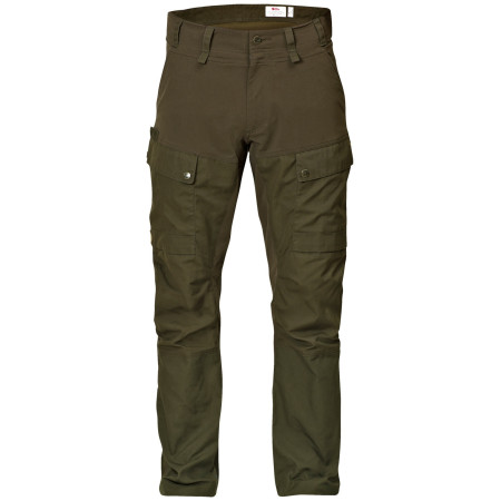 Pantaloni da uomo Fjällräven Lappland Hybrid Trousers M verde scuro Dark Olive