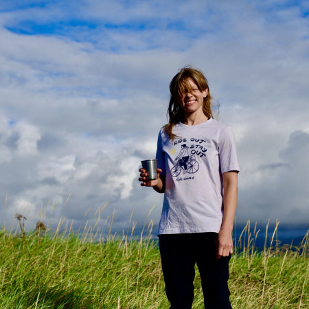 Maglietta da donna Fjällräven Hoja Iväg T-shirt W