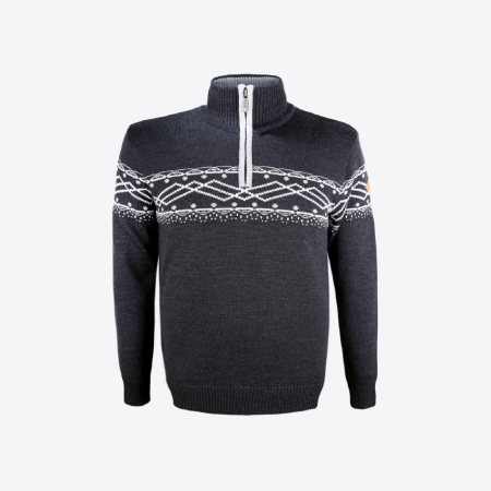 Maglione da uomo Kama 4060 grigio graphite