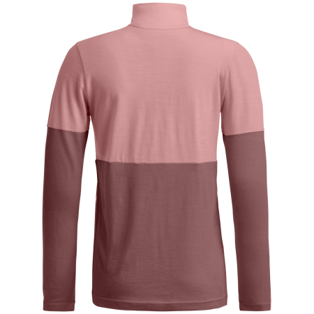 Felpa tecnica da donna Ortovox 185 Rock'N'Wool Zip Neck