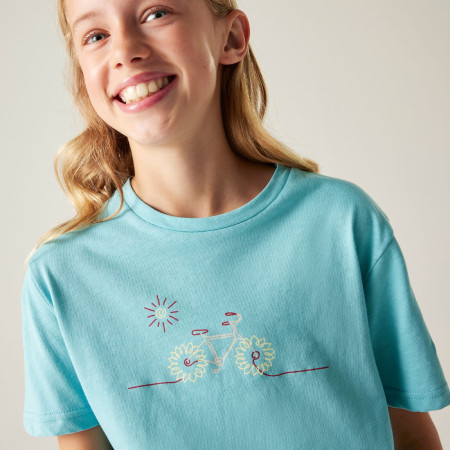 Maglietta da bambino Dare 2b Trailbazer III Tee Nordic Blue