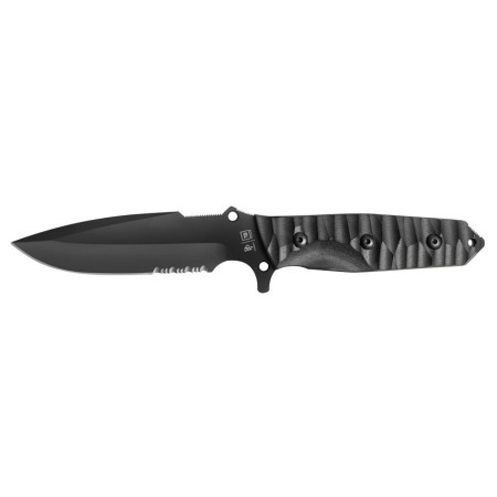 Coltello TB OUTDOOR Maraudeur Survival Knife G10 Serrated nero
