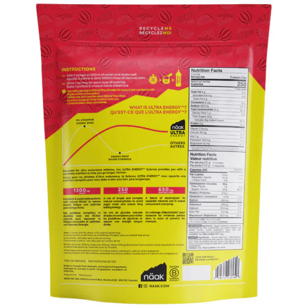 Bevanda energetica Näak Watermelon - Ultra Energy™ Drink Mix (720g)