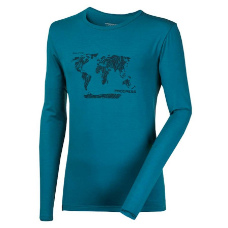 Maglietta funzionale da uomo Progress OS VANDAL "SVĚT" 24DT blu Petrol