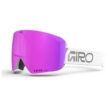 Occhiali da sci Giro Contour RS bianco White/Silver Wordmark-Vivid Pink/Vivid Infrared (2skla)
