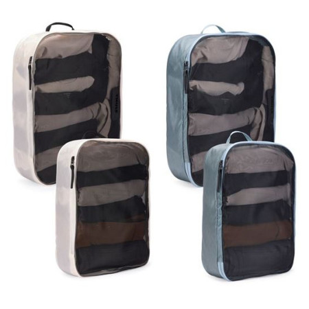 Set di organizzatori Thule Packing cube set L grigio/bianco bílá/Pond Gray