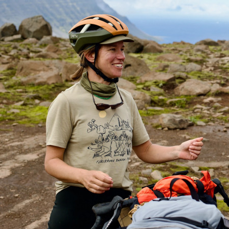 Maglietta da donna Fjällräven Hoja Lugnt Wool T-shirt W
