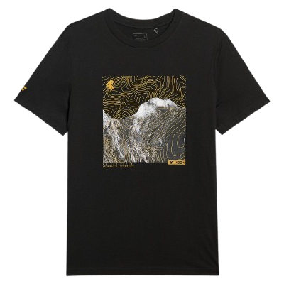 Maglietta da uomo 4F Tshirt M3122 nero DEEP BLACK