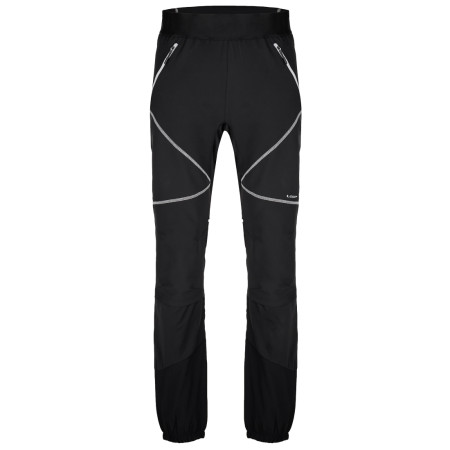 Pantaloni softshell da uomo Loap Urkar nero/grigio Tap Shoe/Gray