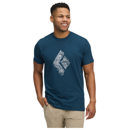 Maglietta da uomo Black Diamond M Engineered Diamond Ss Tee