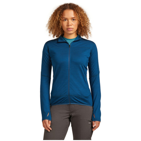 Felpa tecnica da donna Icebreaker Women Merino Blend 300 RealFleece™ Descender LS Zip