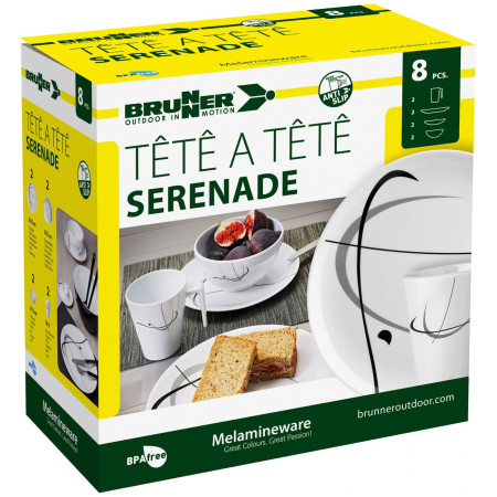 Set di stoviglie Brunner Set tête-à-tête Serenade 8 pcs