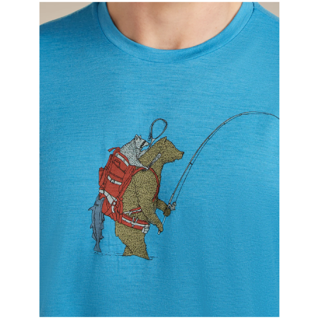 Maglietta funzionale da uomo Icebreaker Merino 150 Tech Lite SS Tee Bear Catch