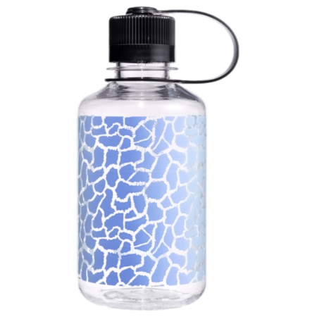 Borraccia Nalgene Narrow Mouth Animal Print 500 ml blu/bianco Clear Rainbow Giraffe