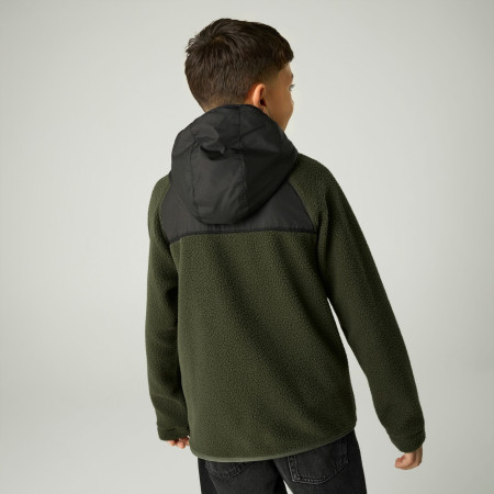Felpa da bambino Regatta Munro Hybrid Jacket DarkKhak/Blk