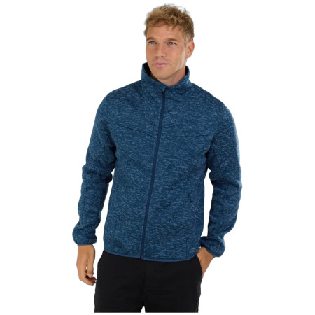 Felpa funzionale da uomo Fundango Cruz Knit Fleece Jacket turchese dark turquoise