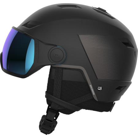 Casco da sci Salomon Pioneer Lt Visor nero black